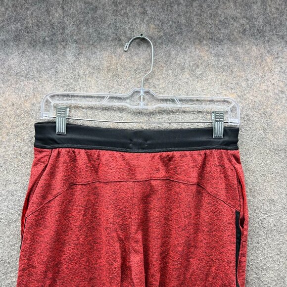 Adidas Shorts Mens Small Red Black Climalite Athletic Training Performance Lined - Picture 2 of 10